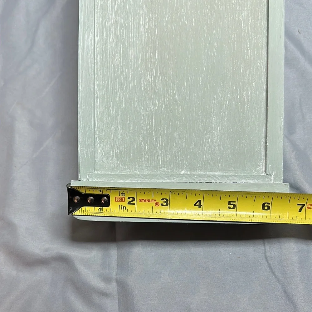 Vintage-Inspired light mint Green and Pink Wall Organizer